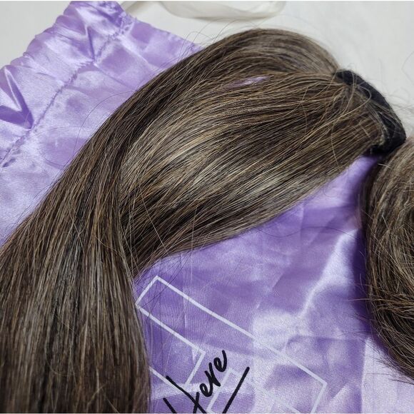 INH insert name here Miya clip in ponytail extension in toffee with bag - Picture 3 of 7